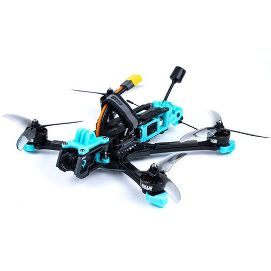 Side view of MANTA 5 inch FPV freestyle drone with DeadCat frame