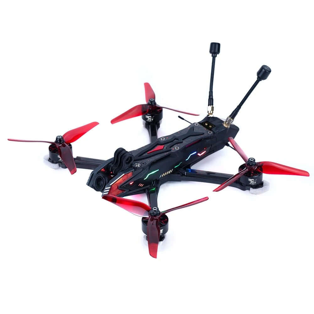 MANTA 5 PRO FPV drone frame kit with 34 LEDs and GPS mount