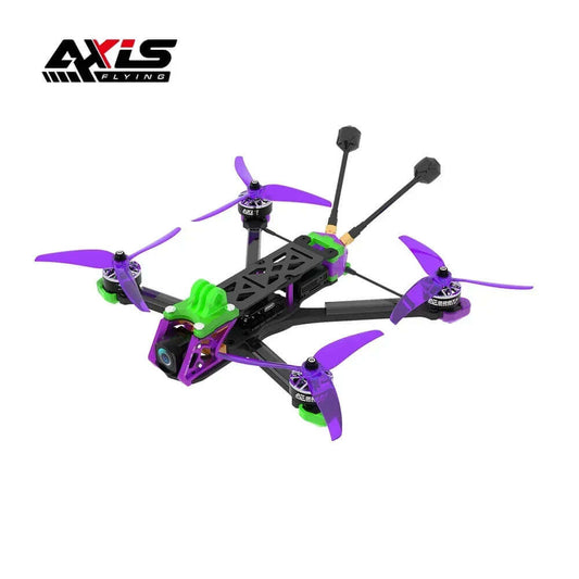 MANTA5 SE 5 inch FPV drone frame with DJI O4 and GPS front view
