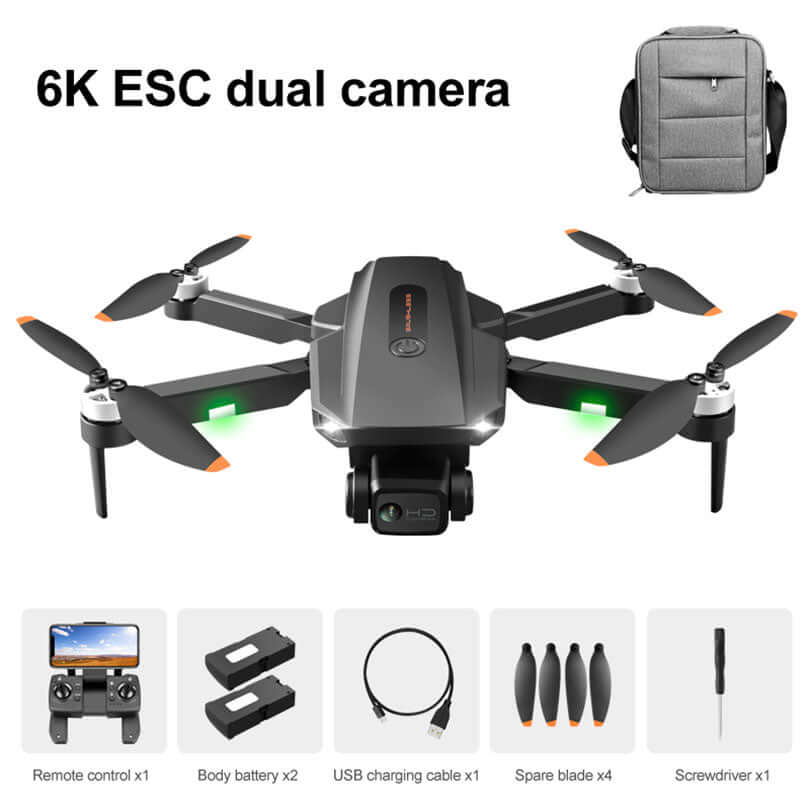 Aerial view from dual camera on RG101