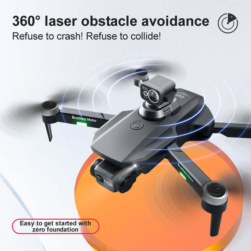 RG101 MAX drone in landing position on surface