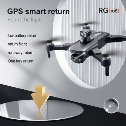 RG108 MAX drone placed in its open carry case