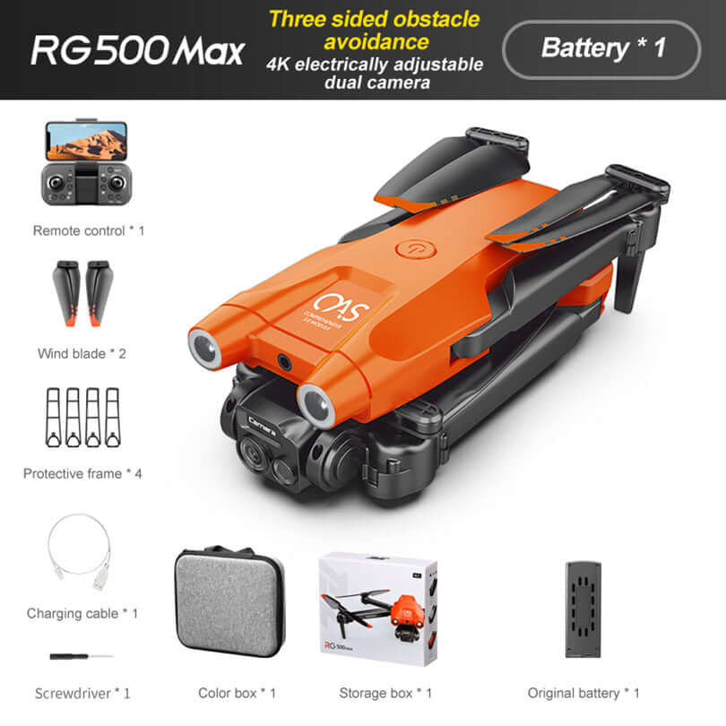 Brushless motors of RG500 MAX GPS drone for stable flight