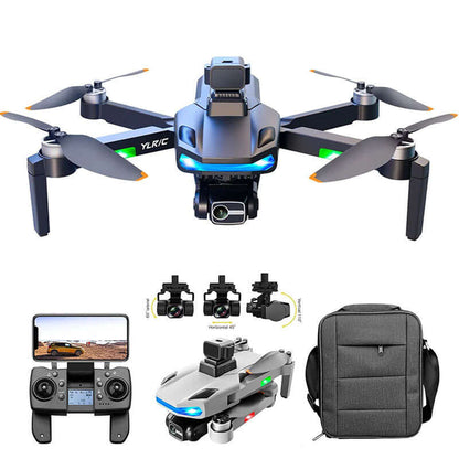 S135 Pro 4K GPS drone front view with foldable arms