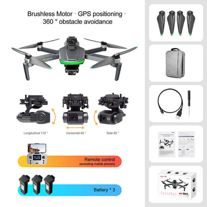 Drone with ergonomic remote controller