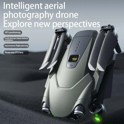 Folded S188 GPS drone for compact storage