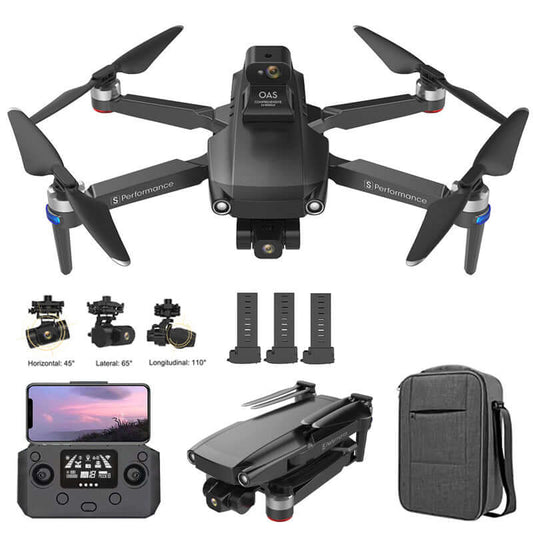 Front view of S806 PRO 4K GPS drone