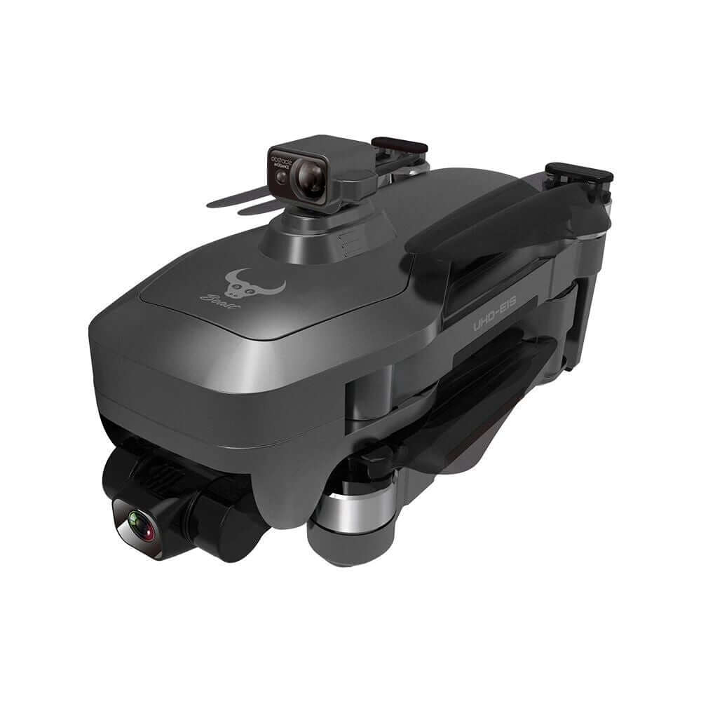 SG906 Pro drone stored in compact travel carrying case