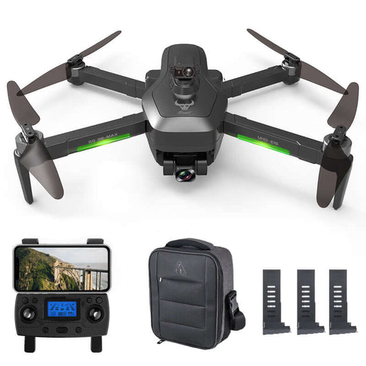 Close-up of 4K UHD camera on SG906 Pro 3 Max drone