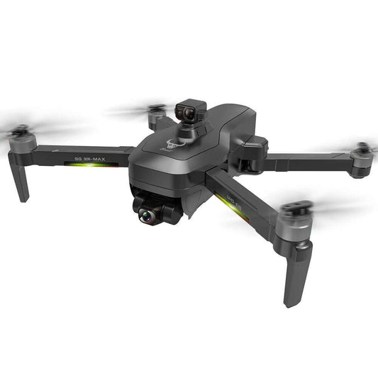 SG906 Pro 3 Max drone flying outdoors with 4K camera active