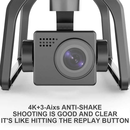 3-axis gimbal stabilizer keeping video smooth during flight