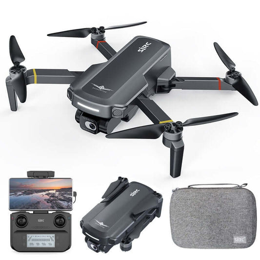 Front view of SJRC F5S Pro+ 4K GPS Drone in flight