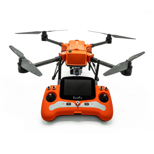 Heavy lift SwellPro FD2 drone carrying fishing gear