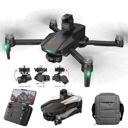 Front view of XMR/C M10 Ultra S+ 4K GPS drone with gimbal