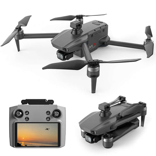 XMR/C M11 Turbo 4K GPS Drone front view with 3-axis gimbal and obstacle avoidance