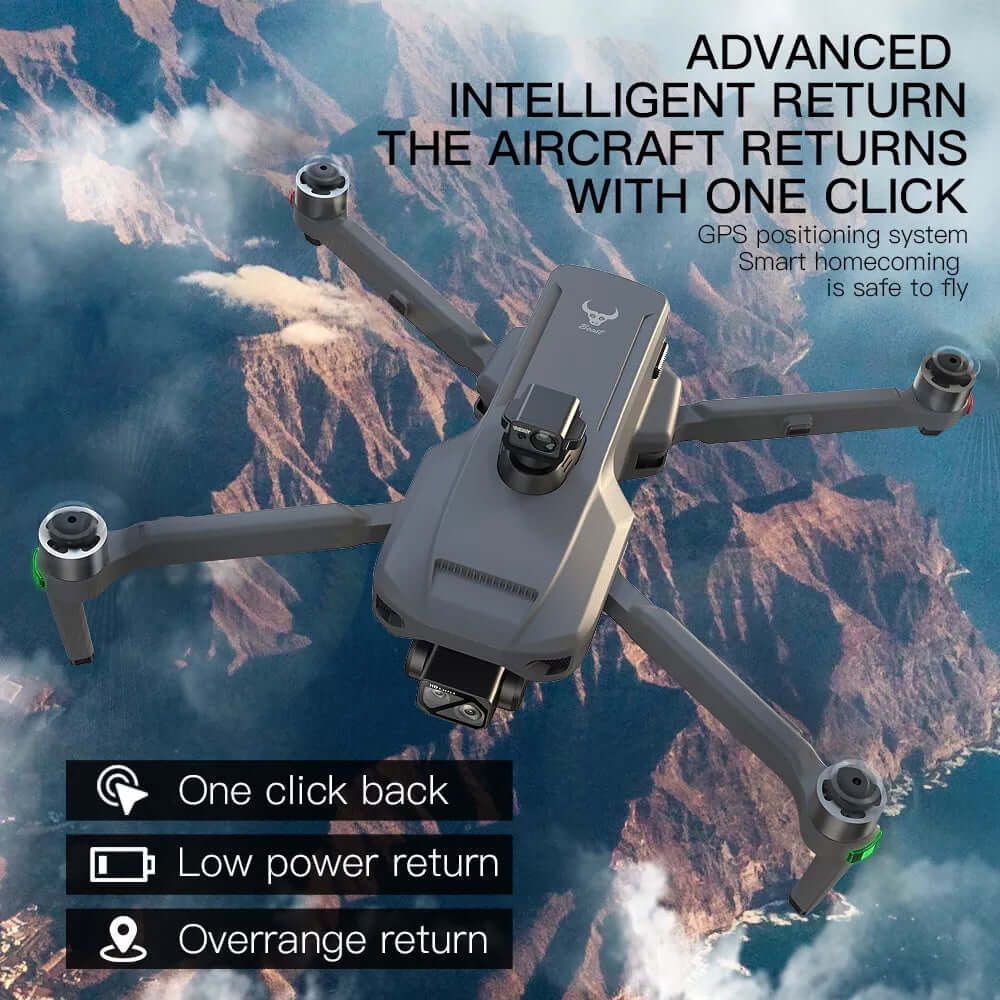 Close-up view of ZLL SG909 GPS quadcopter body