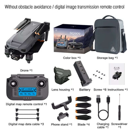 ZLL SG909 GPS drone in dynamic flight
