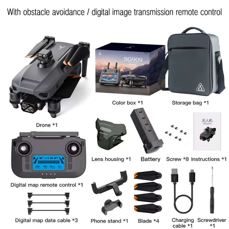 High altitude aerial capture with ZLL SG909 4K drone