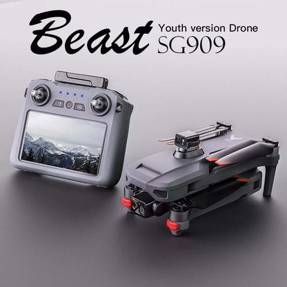 Portable case with ZLL SG909 4K GPS drone inside